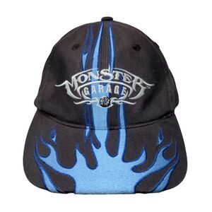 Monster Garage Tools Rule Strapback Hat Black One Size Embroidered 6 Panel